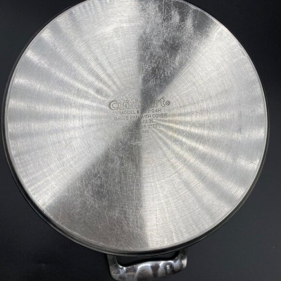 Cuisinart #733-24H Stainless Steel 3.5 Quart Sauté Pan - NO LID - Picture 4 of 5